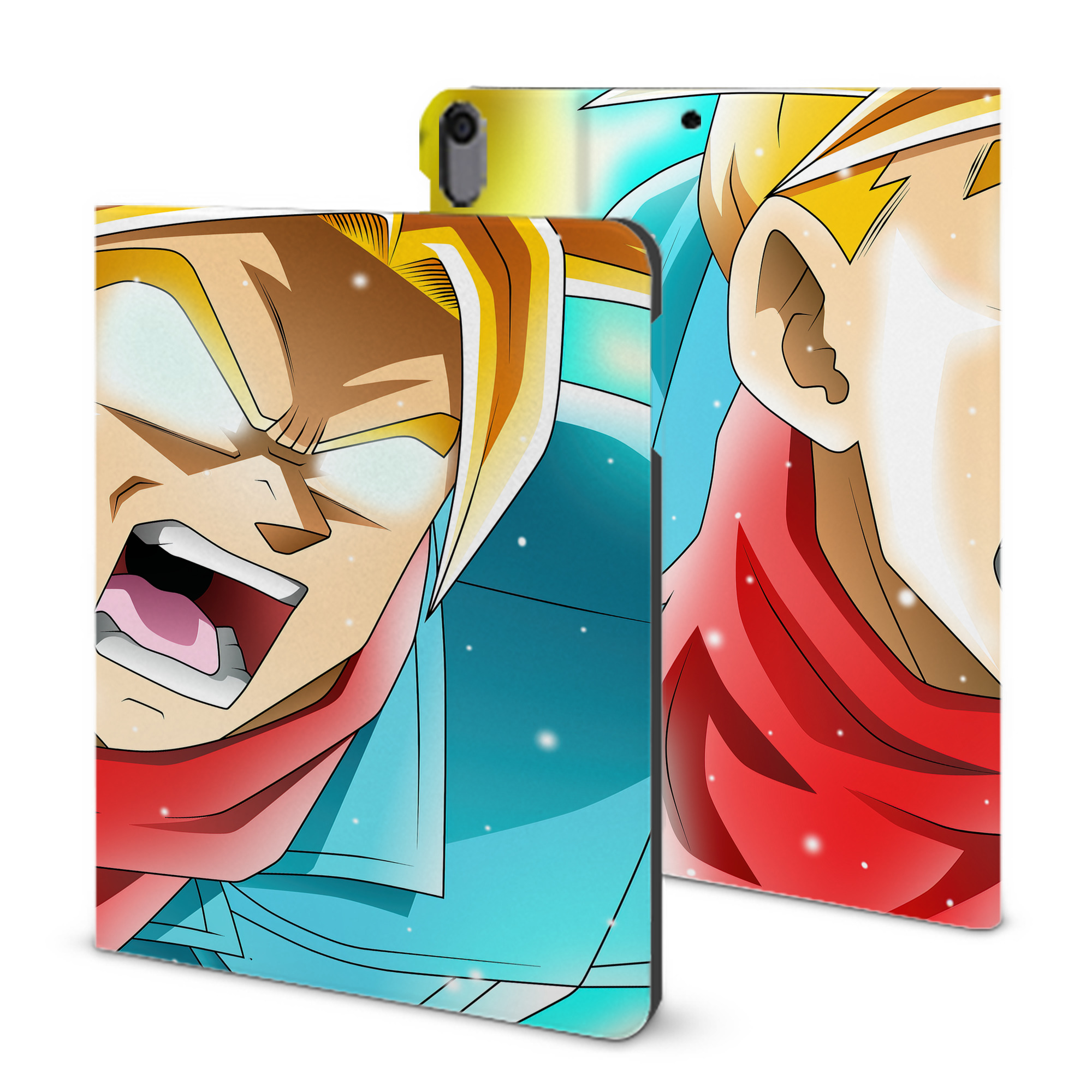 （画像用） ドラゴンボール DRAGON BALL IPad ケース ブック型 PUレザー TPU 耐衝撃 軽量 薄型 ペン収納なし 全面保護 IPad 各モデル対応